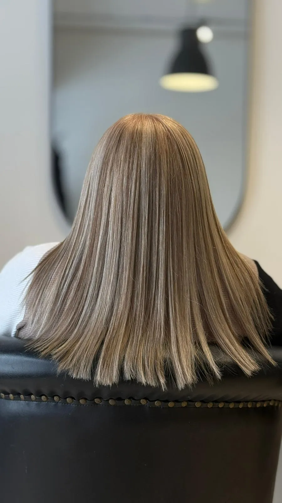 Výsledok práce zo štúdia — dámske vlasy