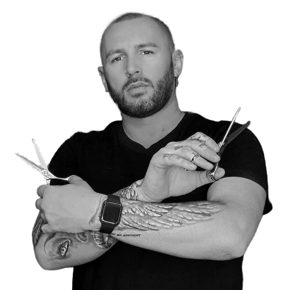 Vladimir Lekar s kaderníckymi nožnicami v rukách